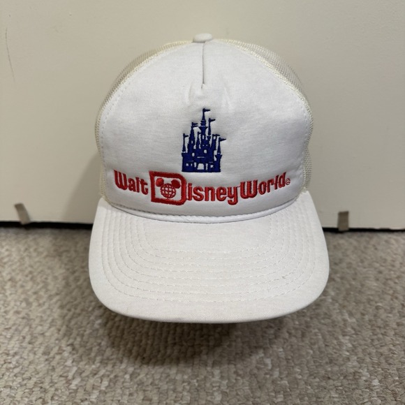 The Unbranded Brand Other - Vintage Walt Disney World Productions 1980's Mesh Trucker Snapback Hat Cap